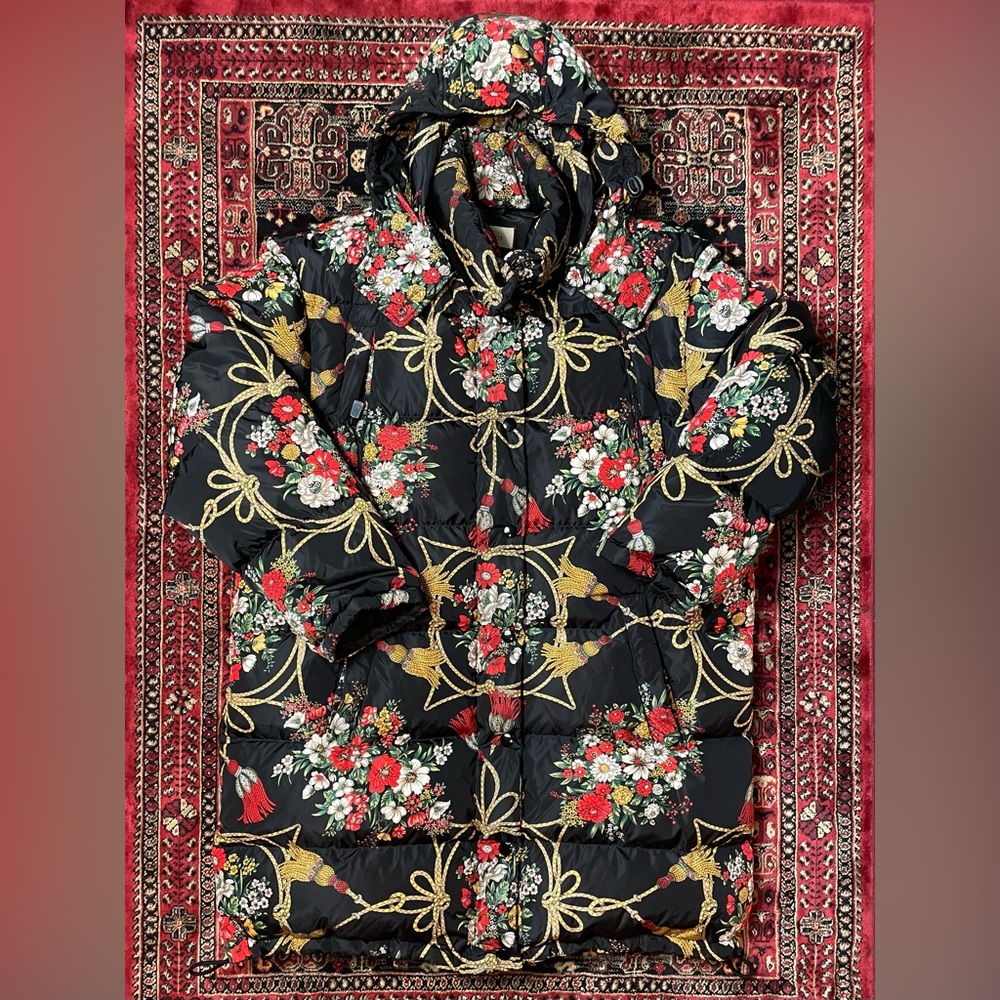 Gucci Padded Puffer Flower Coat